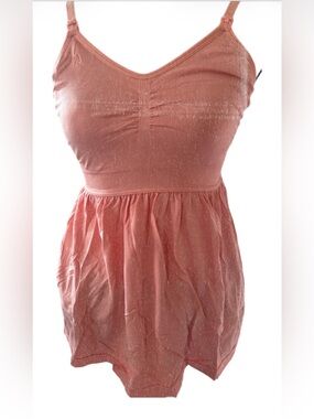 BP Motherhood nursing Peach Pink Spaghetti Strap Tank top